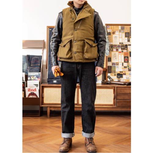 復刻Freewheel直筒原牛赤耳丹寧黑牛 ＂Vanishing West＂ 601XX 1951 Denim