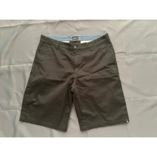 二手古著Vintage西海岸滑板大牌Matix黑色短褲SZ 33