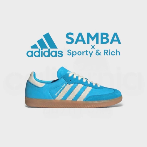 ?adidas Originals SAMBA OG x Sporty&Rich 聯名款 Blue Rush
