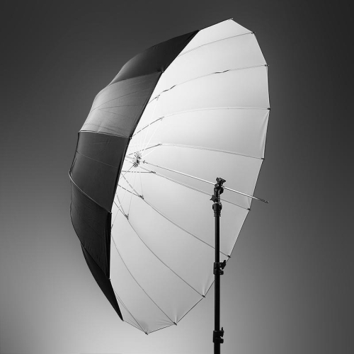 三重☆大人氣☆ 135cm Para deep 深弧型 拋物線 外黑內白 反射傘 控光傘
