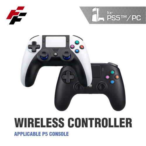 電玩遊戲王☆富雷迅 Flashfire PS5 無線手把 支援 PC steam 藍芽 控制器 epic 電腦 PC手把