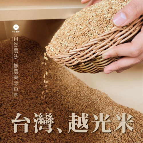 【咕榖】台灣越光米 台南十六號 白米 糙米 胚芽米 自然農法 無農藥 無化肥 現碾米 現碾白米