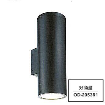 新莊好商量~舞光 LED E27 替換型壁燈 OD-2053R1 工程燈 戶外燈具 庭園燈 走道燈 黑色長型 30公分