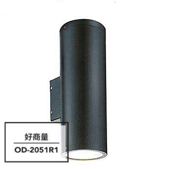 新莊好商量~舞光 LED E27 替換型壁燈 OD-2051R1 戶外 黑色 長型 49.5公分 可上下打光
