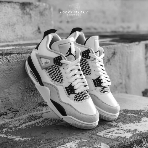 Air Jordan 4 Military Black 白灰 小白水泥 灰白黑 DH6927-111