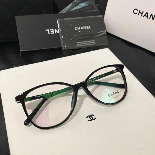 CHANEL眼鏡男女CH3373權志龍明星同款黑框素顏鏡近視眼鏡小香鏡框素顏防藍光眼鏡超輕休閒時尚現貨54-16-140