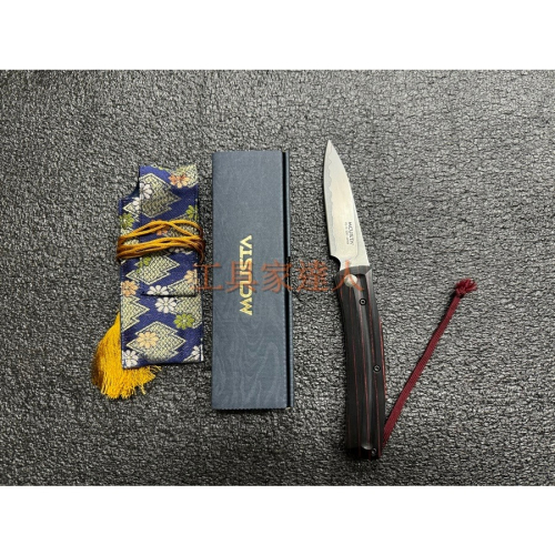 「工具家達人」 日本製 折刀 MCUSTA 肥後守 VG-10 折開時磁吸定位 直刀 小刀 露營刀 MC-191C