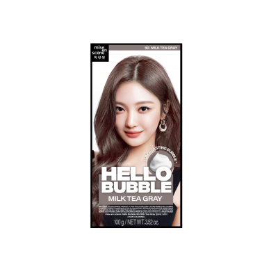【康達盛通】魅尚萱 HELLO BUBBLE泡沫染髮劑-奶茶灰