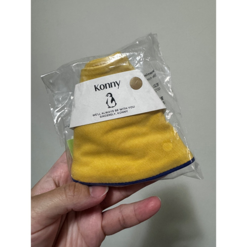 豆比比-KONNY口水巾-圓領 gold yellow