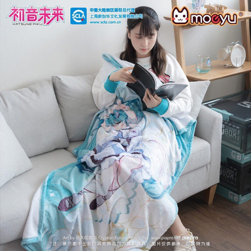 現貨 禮物 ?官方授權 正品 初音未來 初音 Hatsune Miku 39花之語 應援 法蘭絨空調毯 毯子