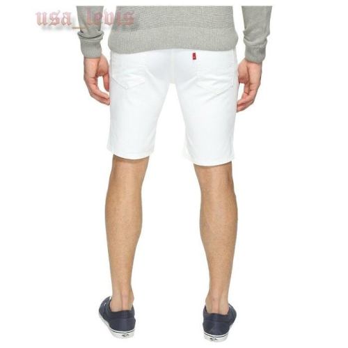 【彈性29-44腰優惠】美國 日本Levi s 511 Shorts White 白色 合身版牛仔短褲 休閒短褲 五分褲