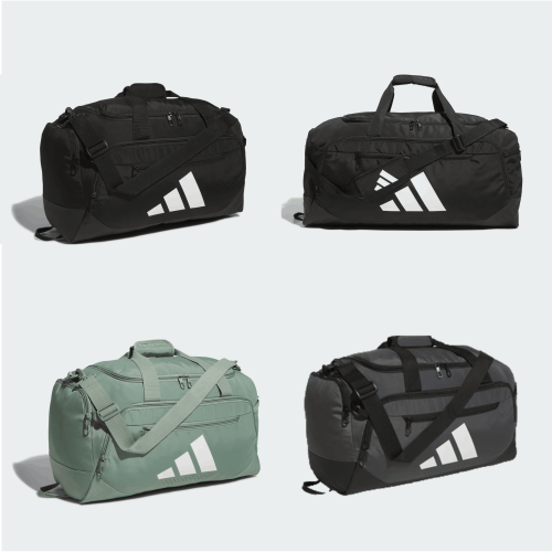 美國 adidas 行李袋 旅行袋 Defender 5 (小) 綠底白標 黑底白標 深灰白標 (大) 黑底白標