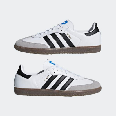 adidas Originals Samba OG 白色 麂皮休閒鞋 男生