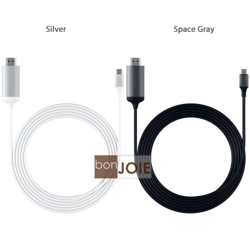 Satechi Aluminum Type-C to HDMI Cable 4K 60Hz 影音 傳輸線 182 公分