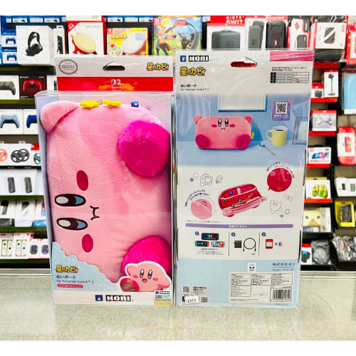 【東晶電玩】 NS2 HORI Nintendo Switch 2 毛絨收納包 卡比款(全新、現貨)