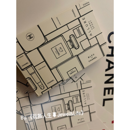 品牌VIP經典BEAUTE系列? 超美 N5 香水瓶 雙C 字母LOGO 白色 撲克牌 紙牌