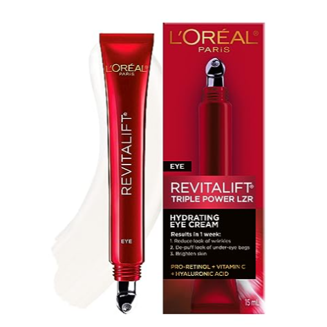 現貨+預購 L＇Oréal 巴黎萊雅 消腫 提亮 眼霜 L＇Oreal Revitalift Eye dr grace