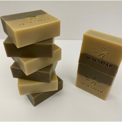 MMSoap - 魚腥草左手香草本皂【濃萃魚腥草汁｜純左手香汁｜藥草之王】草本皂｜洗臉沐浴｜冷製手工皂
