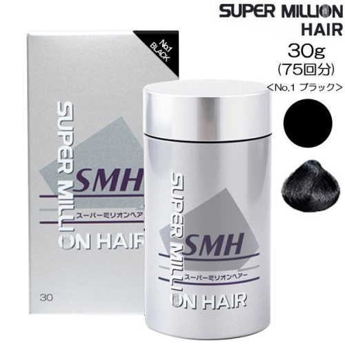日本 SMH SUPER MILLION HIAR 神奇髮絲 天然纖維髮絲 髮粉 德用大瓶裝 30g
