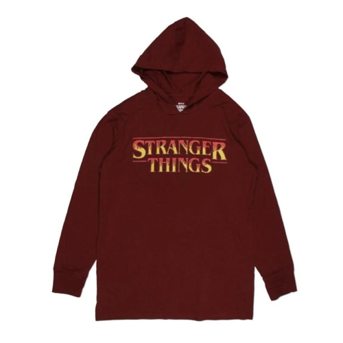 全新怪奇物語Stranger Things薄連帽長T SZ L