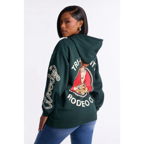 全新Disney迪士尼玩具總動員Pixar Toy Story Woody＇s Rodeo Club Hoodie M