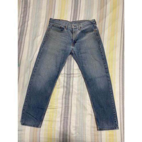二手 男 LEVIS 502 - 0478 牛仔長褲 藍色 W34 L32 34腰 32長 LEVI＇S 牛仔褲 古著