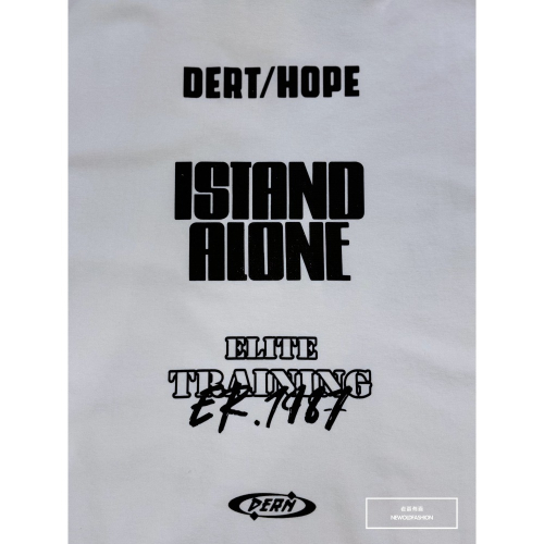 『新品上市』重磅Island爆裂紋棉質背心(NOF2405S8011)-白
