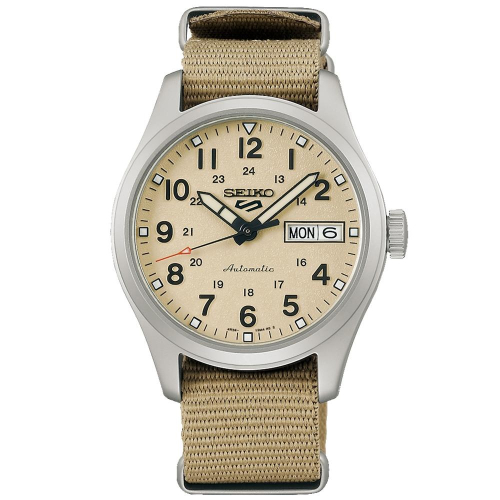 SEIKO精工 5 Sports系列 軍裝風格 機械腕錶 母親節 禮物 推薦 4R36-13P0U/SRPJ83K1