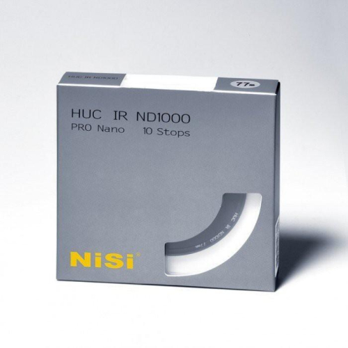 代理商公司貨 nisi耐司灰鏡ND1000 3.0 67 72 77 82 95mm超薄中灰密度減光鏡濾鏡防水防油污