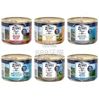 ✨【168汪喵】✨2箱宅配免運 巔峰 ZiWiPeak 92%鮮肉貓罐185g/12罐箱購區【貓罐頭】