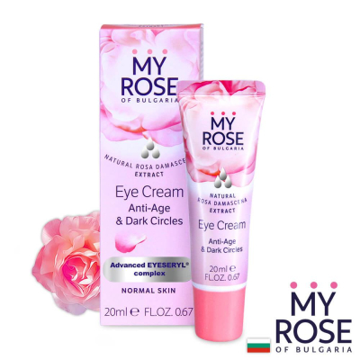 (開立發票)保加利亞Myrose大馬士革玫瑰抗皺緊致眼霜20ml