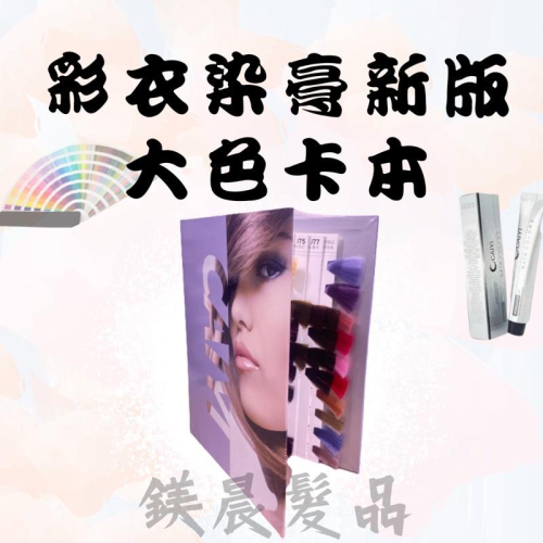 彩衣染膏 新版 大色卡本 色卡紙 色卡本 色卡 色本 髮廊
