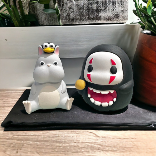 ?EK Handmade?神隱少女 坊寶寶 無臉男 立體擴香石擺件