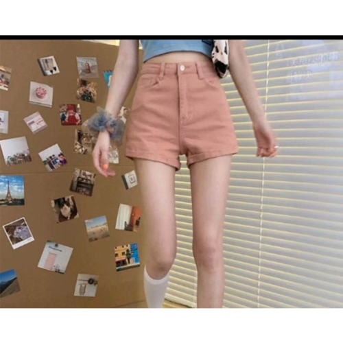 夏女短褲熱褲SUGAR少女水洗韓風chic簡約百搭