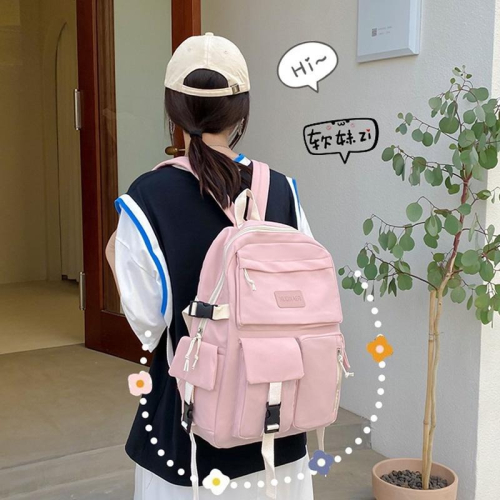 BA131｜大容量書包 旅遊後背包 後背包 簡約森系後背包 百搭防潑水多功能背包 後背包 時尚後背包