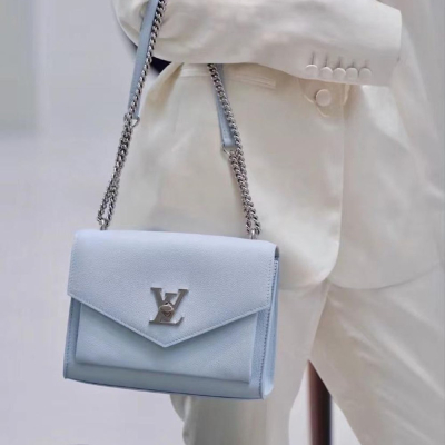 二手LV路易威登22新款MYLOCKME系列牛皮鏈條信封包多款