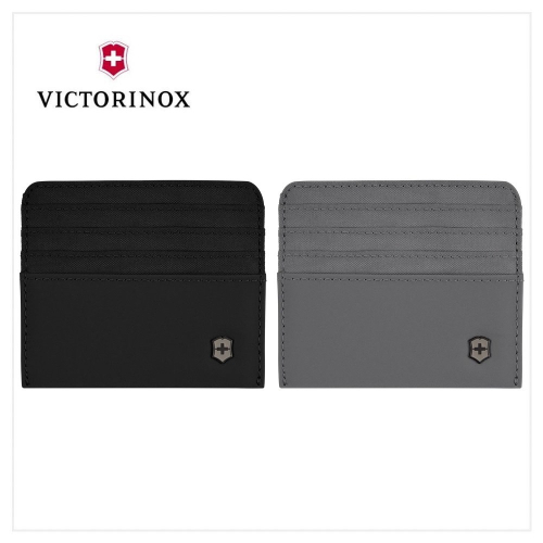 VICTORINOX 瑞士維氏 Travel Essentials 名片夾 黑/灰 653369/653370