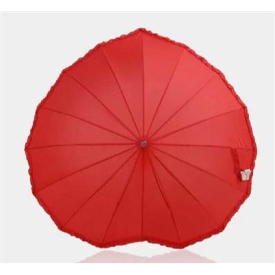 大紅色心形傘
