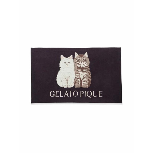 Gelato Pique 軟綿綿超可愛貓貓毛毯 蓋毯 深藍