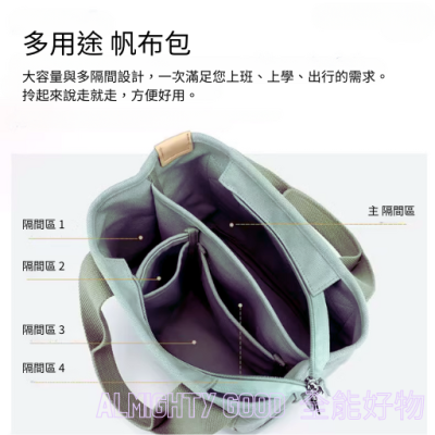日系百搭 帆布包 托特包 外出包 媽媽包 上課包
