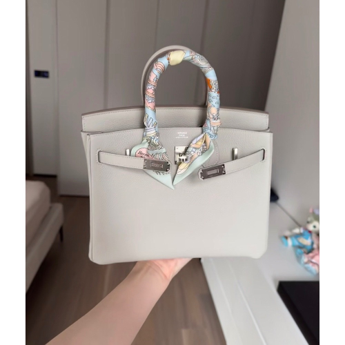 ✨Birkin 30cm 小牛皮Togo 珍珠灰 銀扣 頂級工藝 全手工縫製??