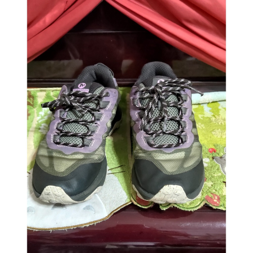 MERRELL 女 登山健行鞋 綠紫 26公分