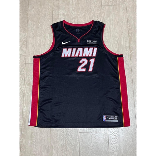 NIKE Miami Heat 邁阿密熱火 Hassan Whiteside 白邊 經典版球衣 3XL