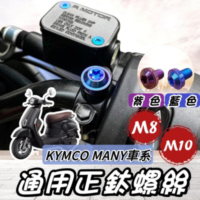 【現貨?正鈦】光陽 MANY 後照鏡螺絲 NEW MANY MANY110 後視鏡螺絲 魅力 螺絲 正鈦螺絲 鈦合金螺絲