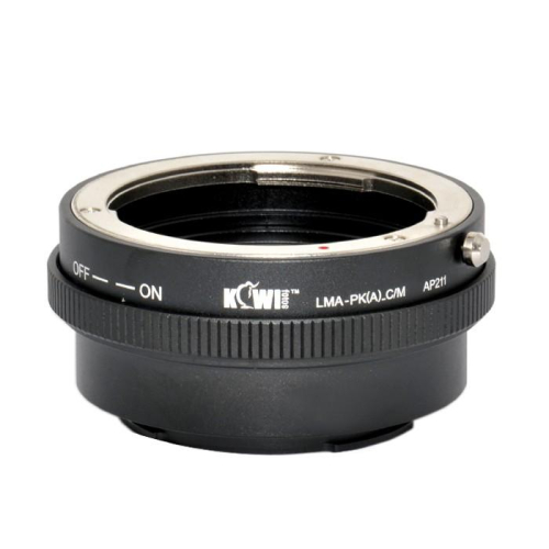 Pentax K PK 轉 EOS M 轉接環 可調光圈 DA FA 公主鏡 餅乾鏡 轉 EOS M5 M6 M10