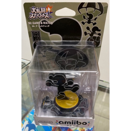 amiibo 任天堂明星大亂鬥系列 影子人 Mr.Game&Watch MR. GAME & WATCH［士林遊戲頻道］