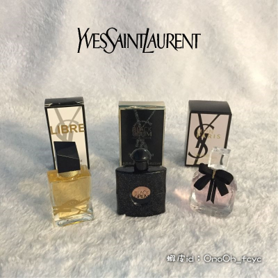 YSL 香水小樣 7.5ml 反轉巴黎 自由之水 黑鴉片 女士香水 分裝香水 旅行裝 小樣香水