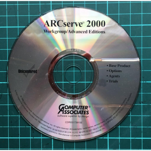 ARC server 2000 / Veritas 8.5 backup server (收藏用)