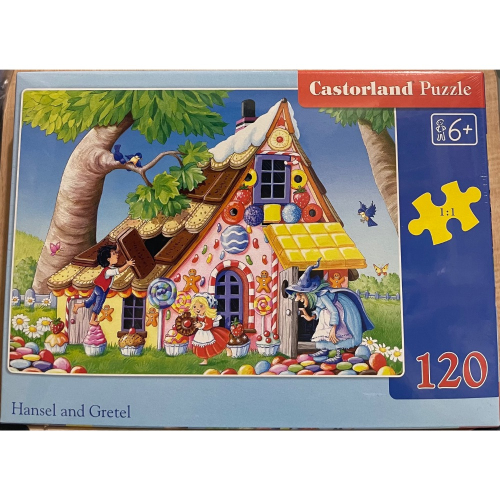 波蘭拼圖 Castorland 兒童拼圖 120片 糖果屋 大拼片 現貨 正版