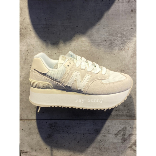RS代購 NB 全新正品優惠NewBalance 鞋款- 574+ 增高 厚底 復古慢跑鞋 WL574ZSO